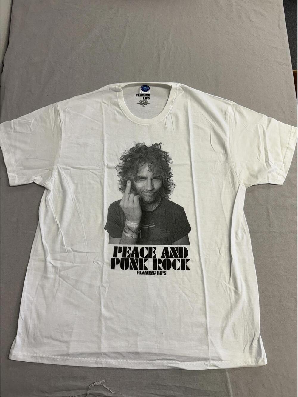 Flaming Lips Band T-shirt Wayne Coyne Peace & Punk Rock XL